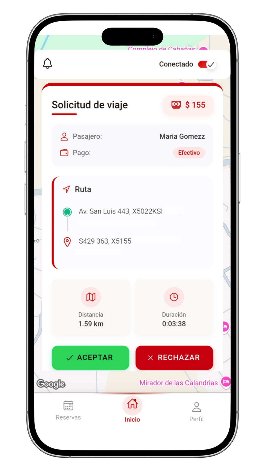 Pantalla conductor 1